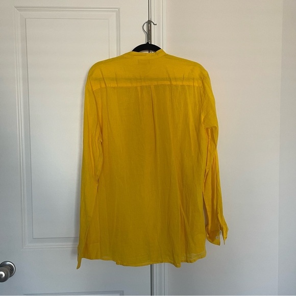 Antica Sartoria By Giacomo Cinque Button Front Tunic Blouse - Picture 3 of 6